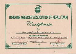 Certificate of TAAN  » Click to zoom ->